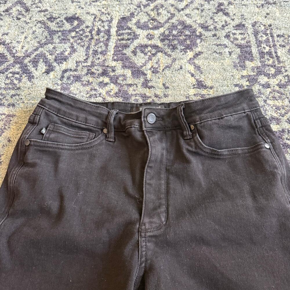 Judy Blue Black Denim Jean Shorts Size XL 6.5” Inseam Casual Summer - Picture 4 of 8